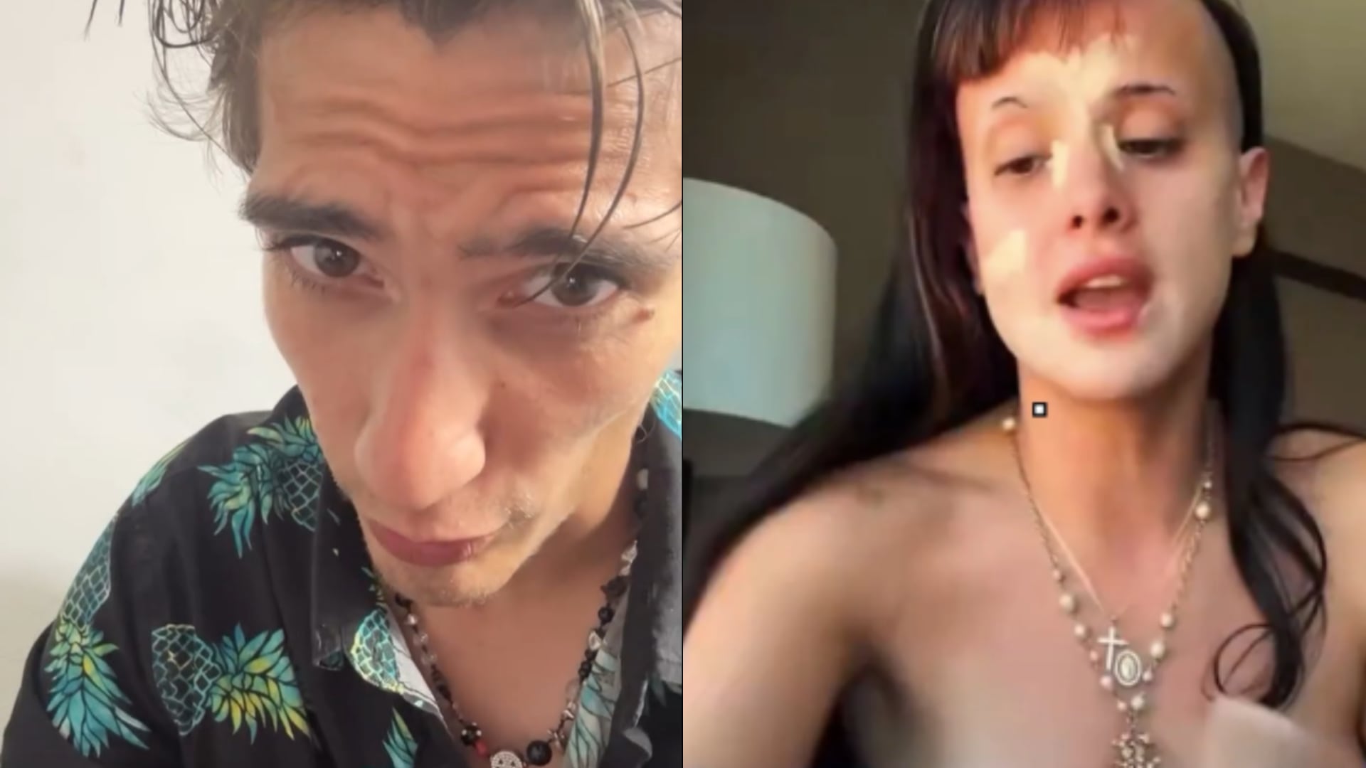 El hijo de Yahir reaccionó a las críticas de la actriz sobre su pasado en adicciones y le recordó que él permaneció tres años internado mientras ella no toleró dos días en La Casa de los Famosos México. (Captura de pantalla )