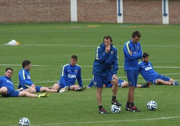 El Vasco Arruabarrena y Diego