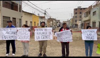 Vecinos de Campodónico exigen pavimentar