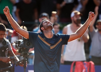 Facundo Díaz Acosta se dio a conocer al mundo en 2024, cuando ganó el Argentina Open (Fuente: REUTERS/Agustin Marcarian)