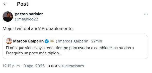 La publicación de Parisier (@maghico22)