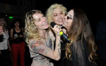 Militta Bora y Gloria Carrá