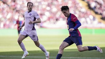 El partido entre Barcelona y