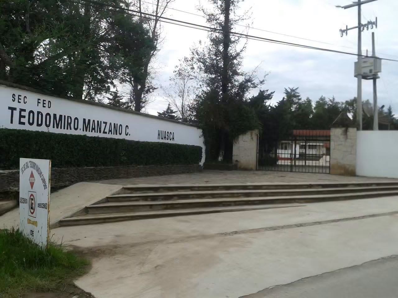 Escuela Secundaria General Teodomiro Manzano, en Huasca de Ocampo