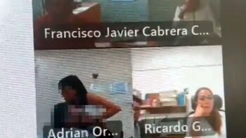 El directivo fue captado mientras