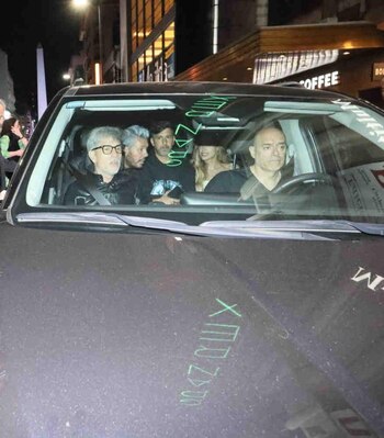 Junto a sus productores, Marcelo