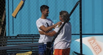 Novak Djokovic y Pepe Imaz
