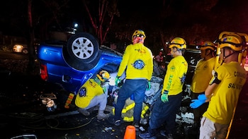 El número de accidentes viales