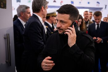 El presidente ucraniano, Volodimir Zelensky