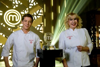 Georgina Barbarossa y Gastón Dalmau,