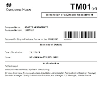 La salida de Molinari (Fuente: