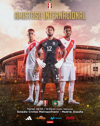 Perú vs Marruecos: día, hora y estadio del amistoso.