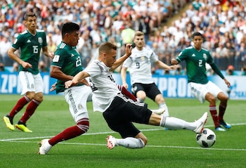Futebol - Copa do Mundo - Grupo F - Alemanha x México - Estádio Luzhniki, Moscou, Rússia - 17 de junho de 2018 Joshua Kimmich da Alemanha REUTERS/Kai Pfaffenbach