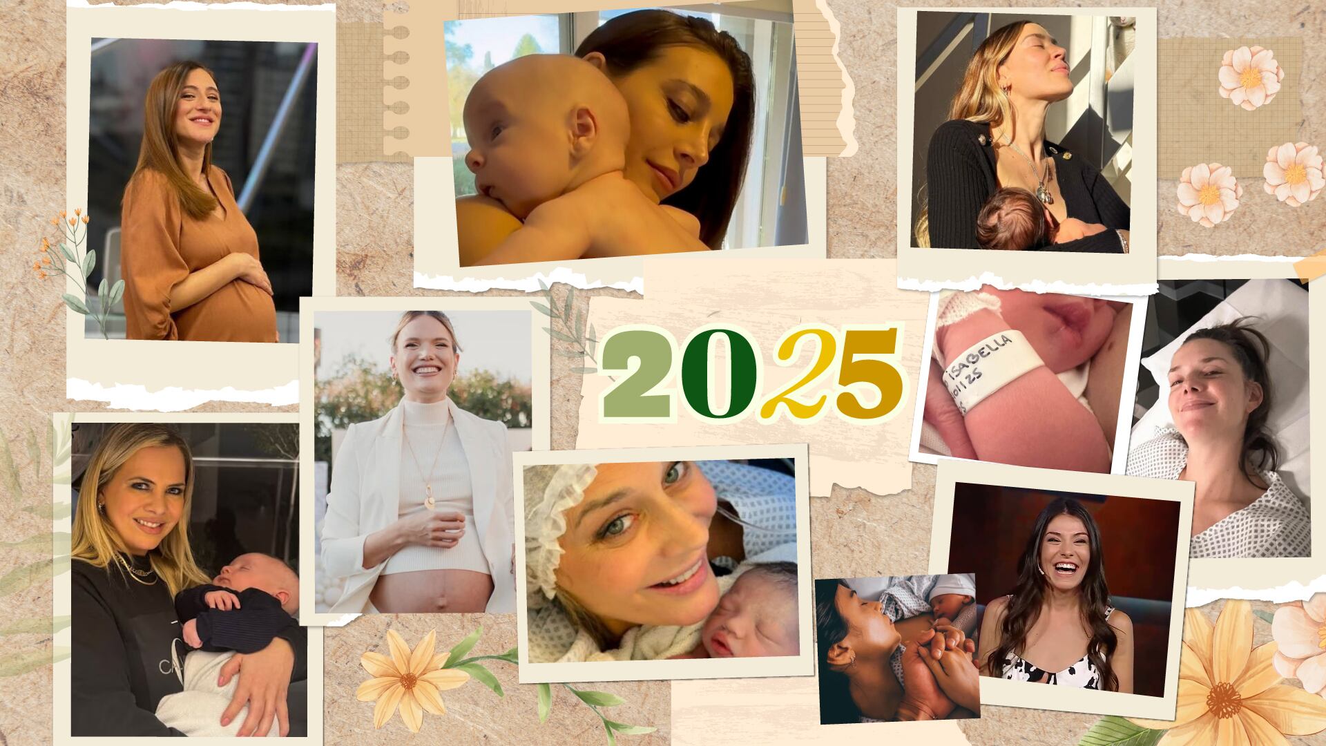 El baby boom de 2025: los nacimientos más emotivos entre las celebridades argentinas