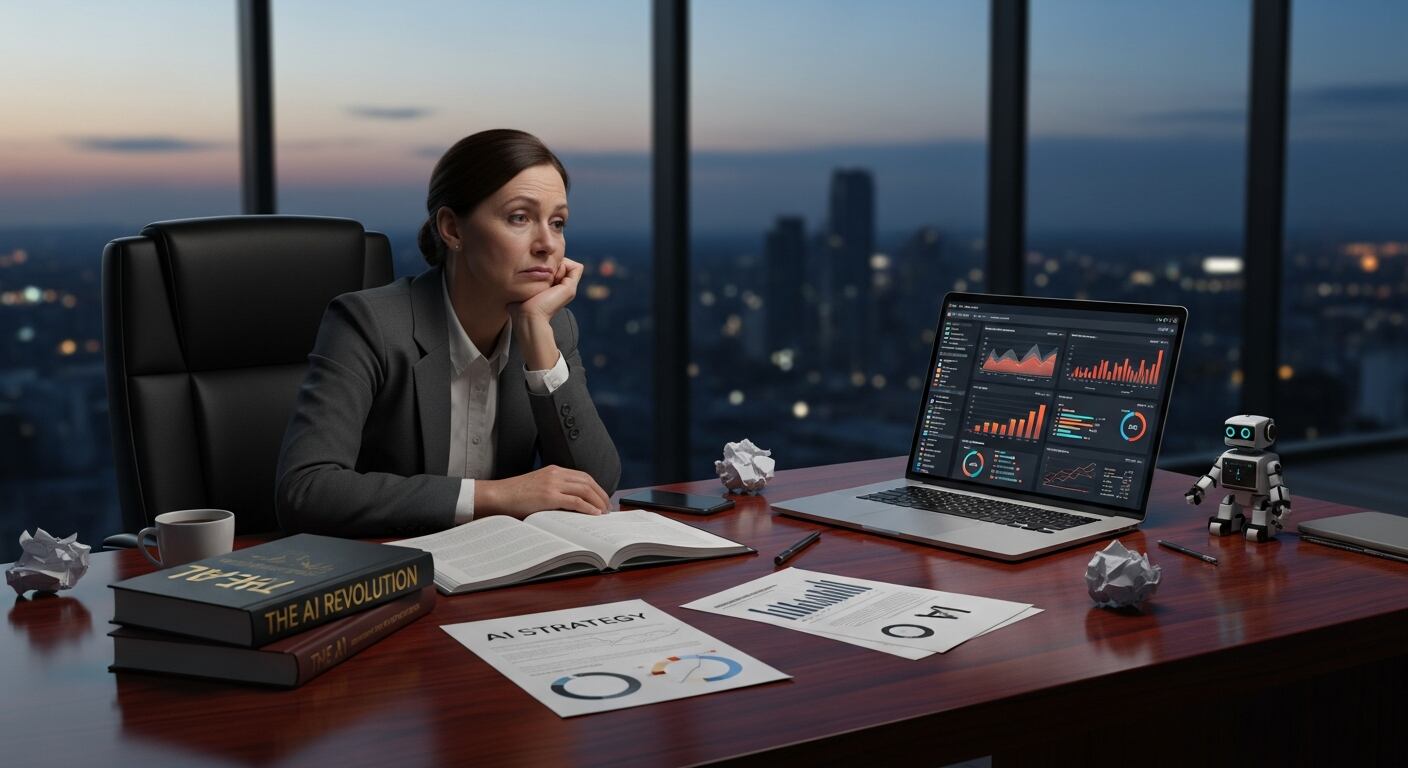 La mayoría de los CEOs reconoce que el potencial disruptivo de la inteligencia artificial aún está subestimado y será evidente en los próximos años. (Imagen ilustrativa Infobae)