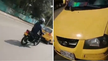 El agresor disparó varias veces contra la víctima estacionada frente a un conjunto residencial - crédito Captura de video