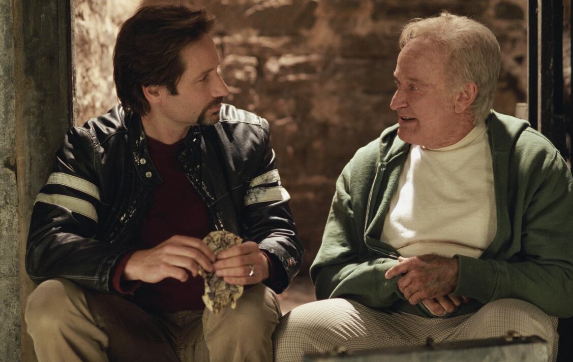 David Duchovny y Robin Williams en