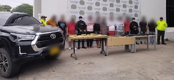 Los criminales producían marihuana en