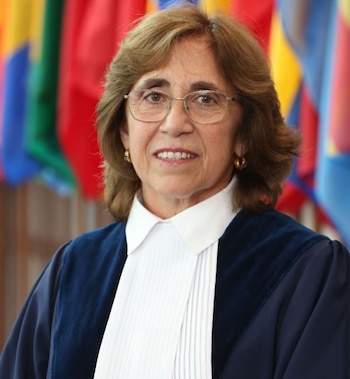 La vicepresidenta del tribunal del mar, la argentina Armas Pfirter
