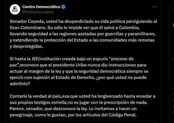 Respuesta del Centro Democrático a