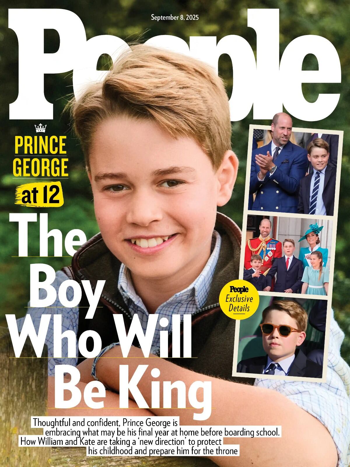 El príncipe George combina tradición y modernidad en su educación como futuro rey británico (Portada People)