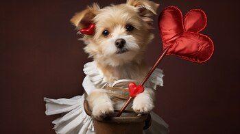 Los "perros Cupido" tendrán lazos