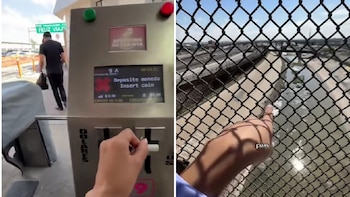 La creadora mostró filas, controles