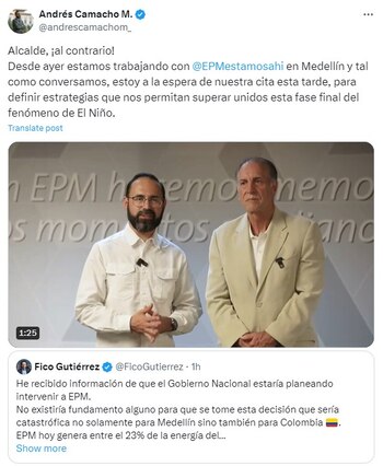 El ministro de Minas desmintió