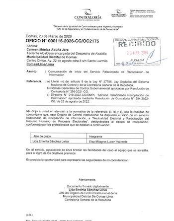 Gabinete da Controladoria.