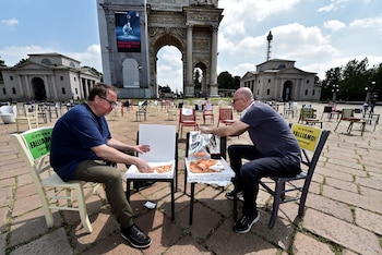 Los restauradores Savino Tolentino y