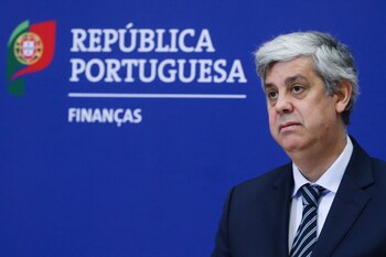El presidente del Eurogrupo, Mário