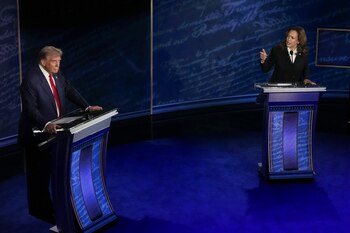 El candidato presidencial republicano Donald