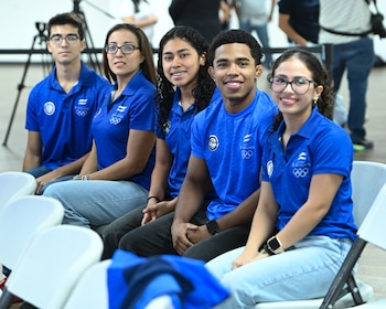 La presencia de dirigentes, atletas