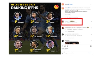 El comentario de Cristiano Ronaldo