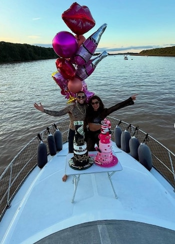 Charlotte y Alex Caniggia celebraron