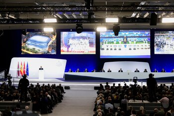 El presidente del club, Florentino