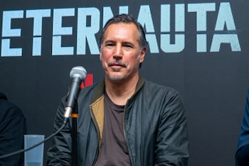 Martín Oesterheld en la charla