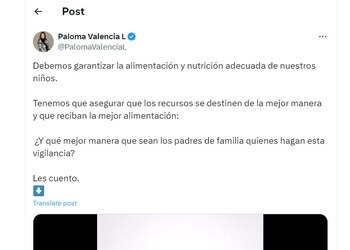 Paloma Valencia dijo que el