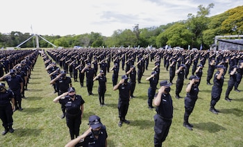 Jura de policías en la
