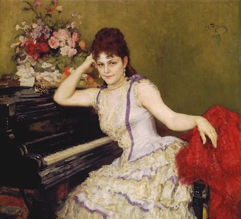 “Retrato de Sophie Menter” (1887)