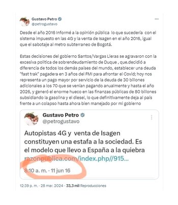 El presidente recordó que 2016