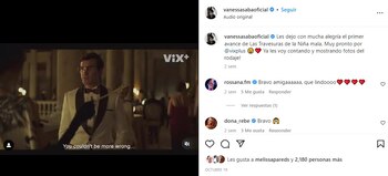 Publicación de Vanessa Saba. Instagram