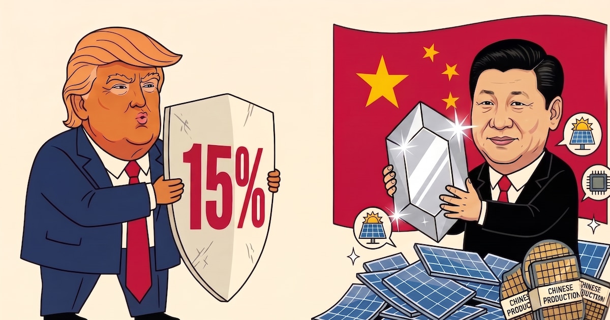 Qué es el polisilicio, el insumo clave de chips y paneles solares que Trump gravó con un 15% para frenar a China
