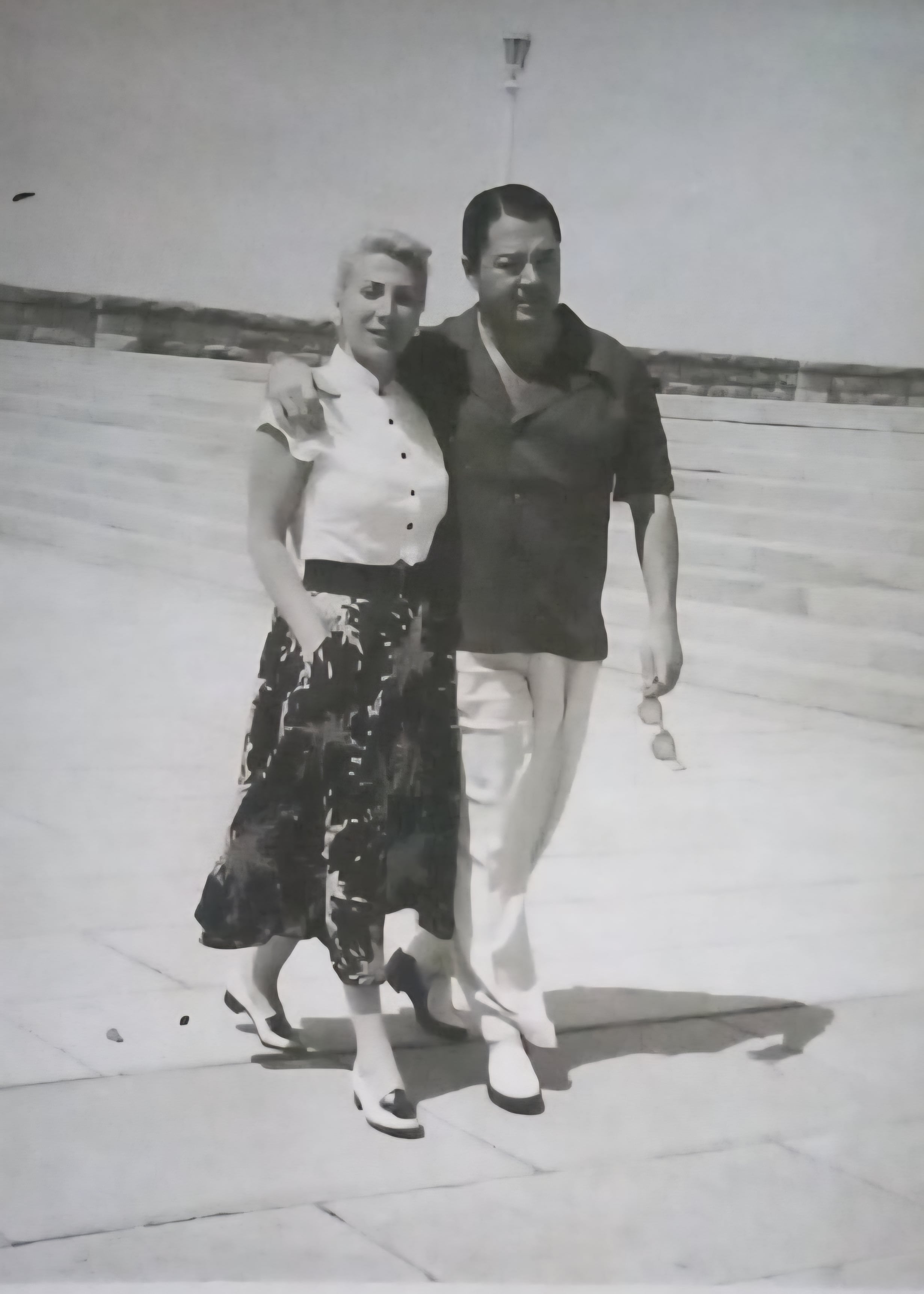 Pichuco junto a su esposa Zita