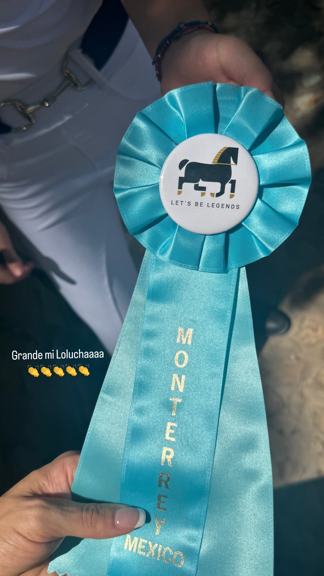 El premio que obtuvo la hija de la modelo en su última competencia