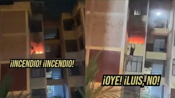 Hombre usó sábanas para escapar