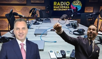 Abogado que coordinaba la defensa del Estado en el extranjero durante la era Petro mantiene millonario contrato con el Sistema de Medios Públicos de Abelardo de la Espriella - crédito Inravisión/Universidad Externado/Reuters