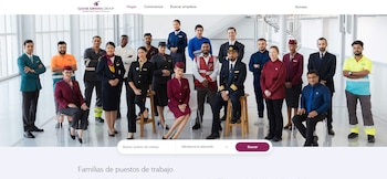 La postulación a la convocatoria de Qatar Airways se realiza en la página web de Qatar Airways Group, en la sección Buscar empleos - crédito Página web