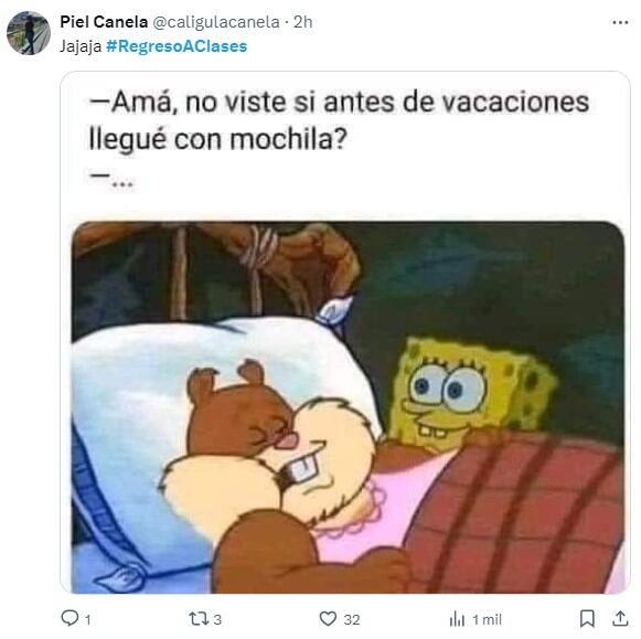 Memes de regreso a clases