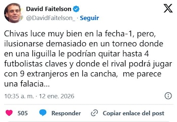 El periodista insiste en que
